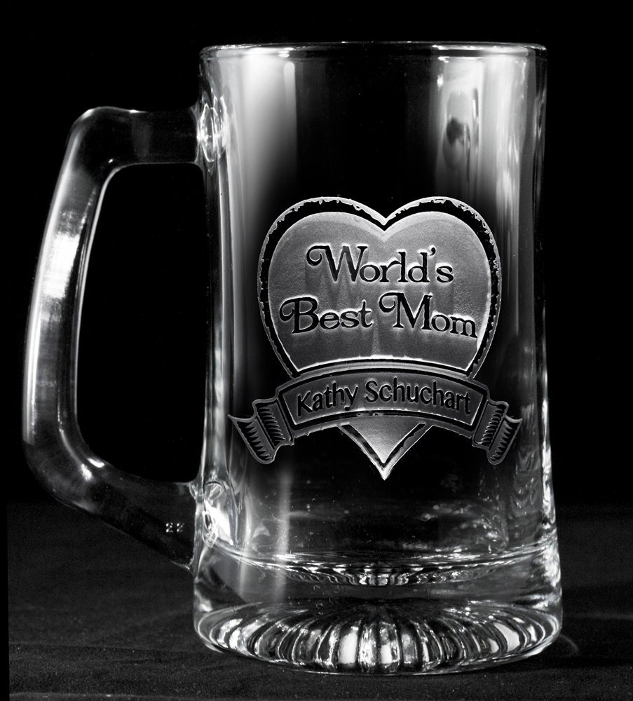 World S Best Mom Beer Mug Glass Mother S Day Gift