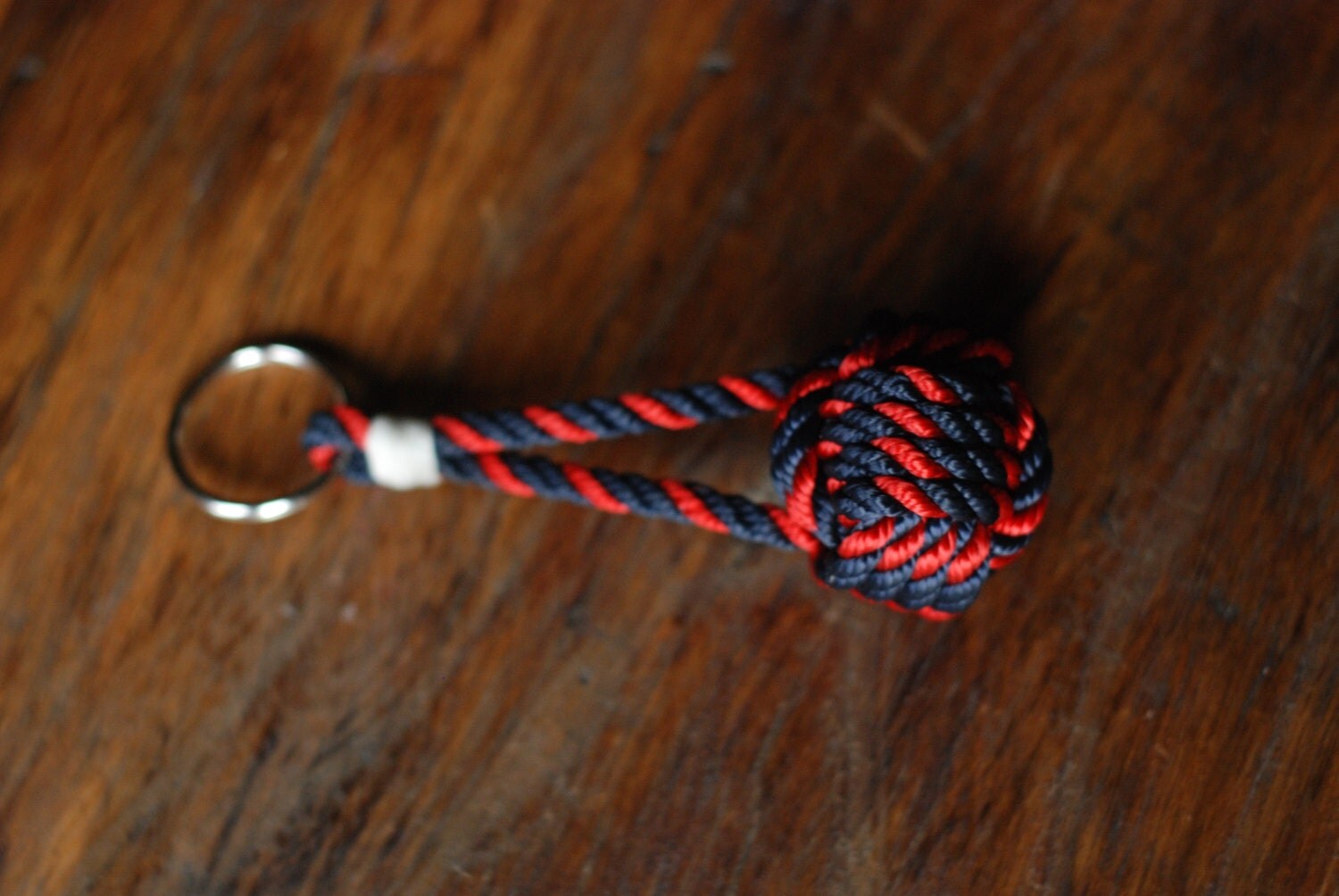 Nautical Keychain Nautical Gift Red and Navy Nautical