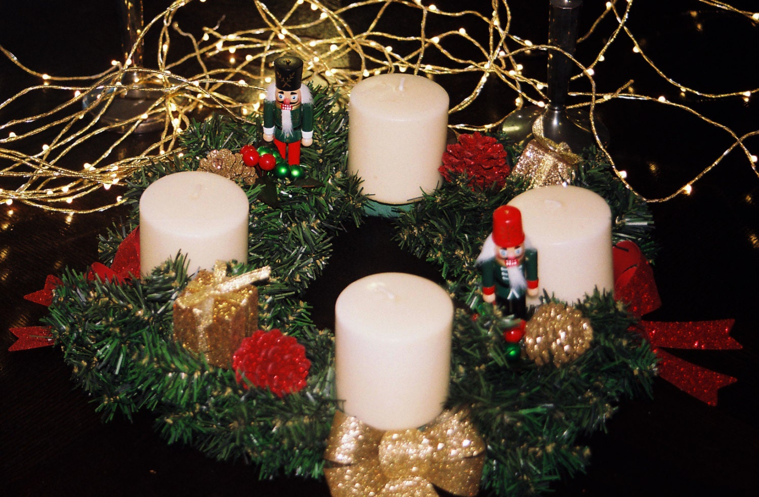 Advent Wreath: Traditional German Chistmas Decoration With Candles!