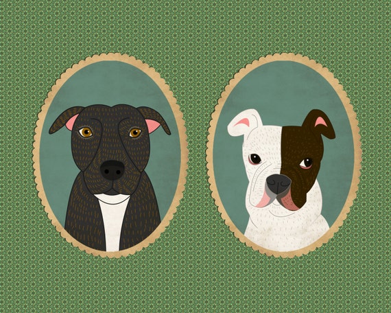 Custom pet portrait, Custom pet illustration. Whimsical pet portraits. Pet couple portrait. Portrait from photo