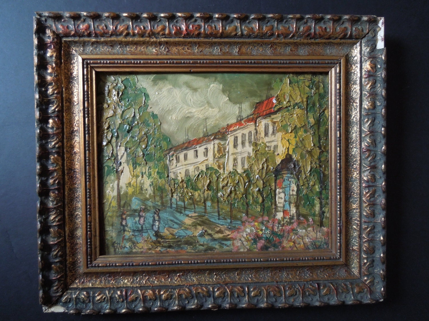 Vintage oil painting signed by the artist