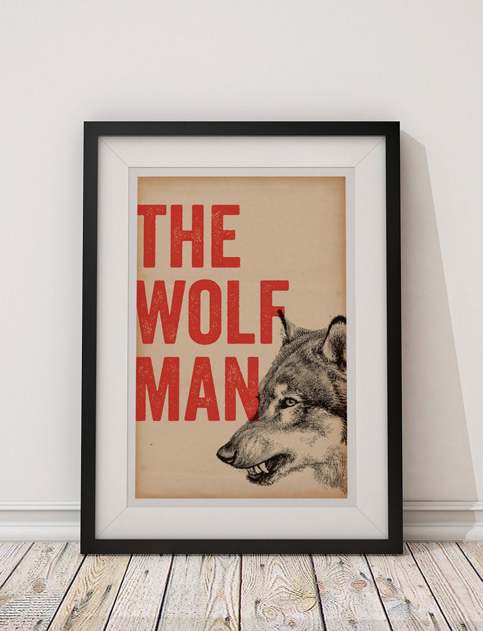 The Wolf Man Universal Monsters 12x18 Poster