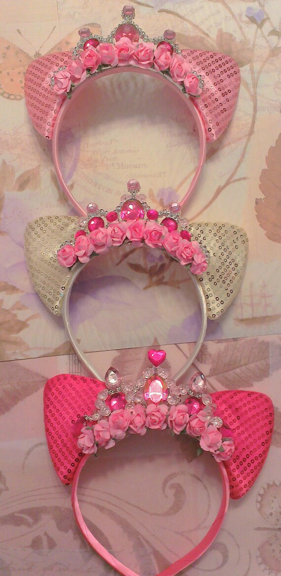 HELLO KITTY Ear Headband with Custom Jewel by LITTLETREASURE4U