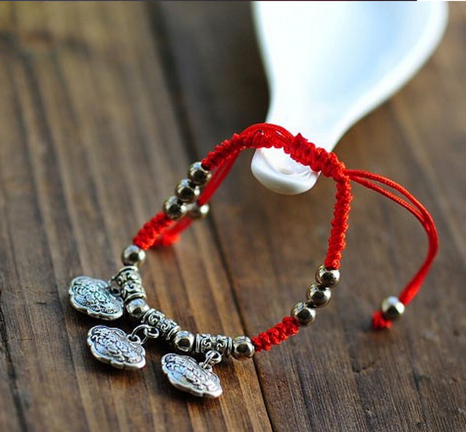 Tibetan Lucky Longevity Lock Bracelet