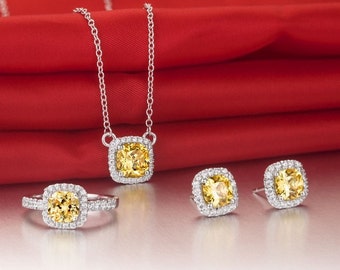 Man made pink diamond engagement rings