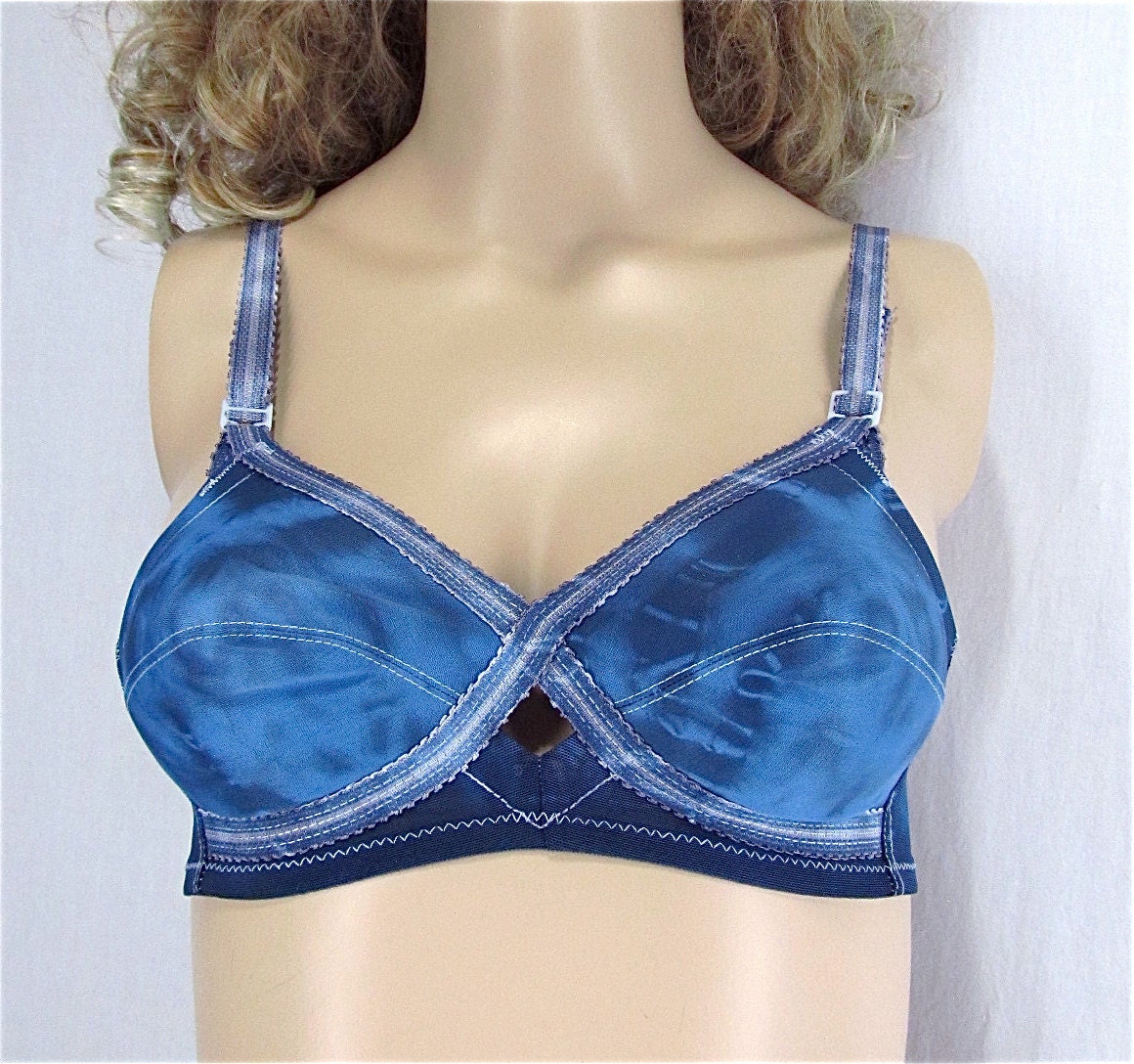 Tie Dyed Bra Vintage Lingerie 32A Hand Dyed Bra Pin Up