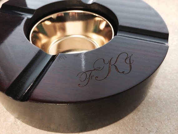 personalized cigar ashtray 4 cigar guy gift by withluvdesign personalized cigar ashtray 4 cigar guy gift by withluvdesign