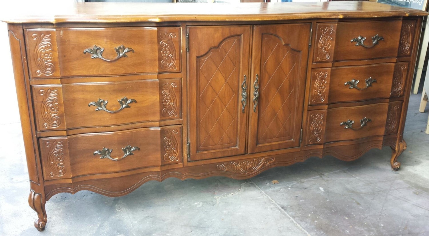 vintage french provincial dresser        
        <figure class=