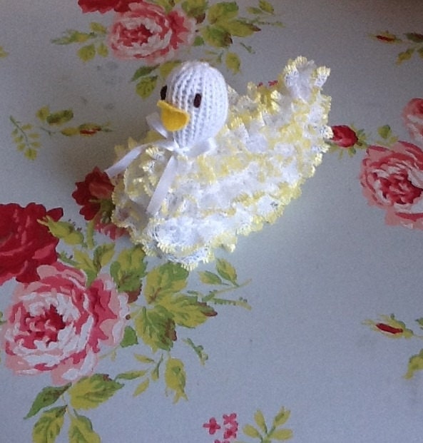 Hand knitted soap cover