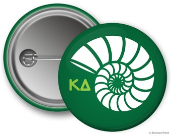 KD Kappa Delta Nautilus Sorority Greek Button