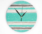 WOOD WALL CLOCK, Modern Wall Clock, Nautical Home Decor, WOOD WALL CLOCK, Modern Wall Clock, Nautical Home Decor,
