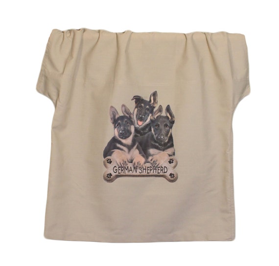 Items similar to German Shepherd Dog Puppies shirt, scrub pants w/ dog