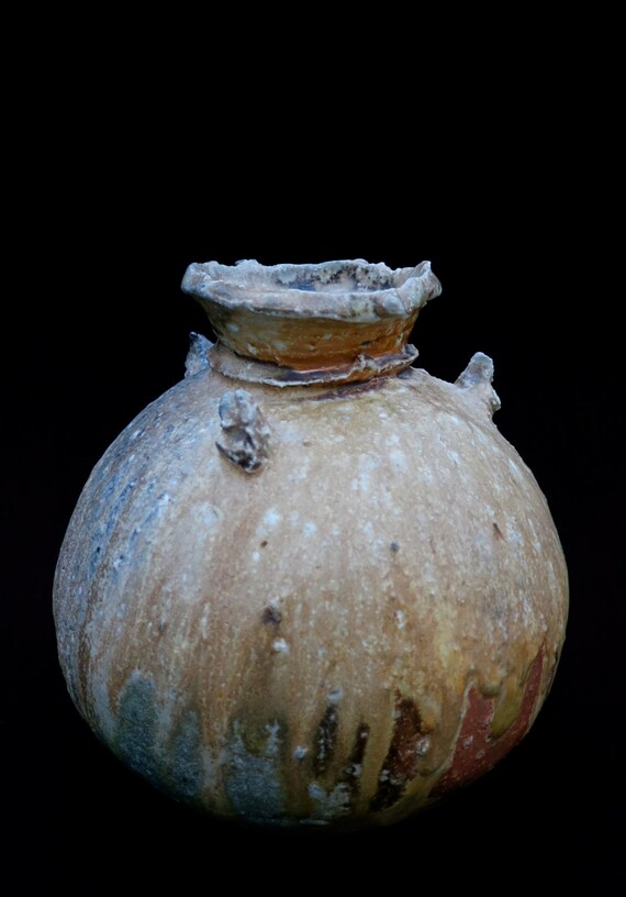 Natural Ash Glaze Jar