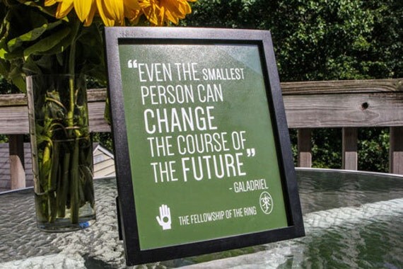 Quote from the Fellowship of the Ring by ShopOfFantasy