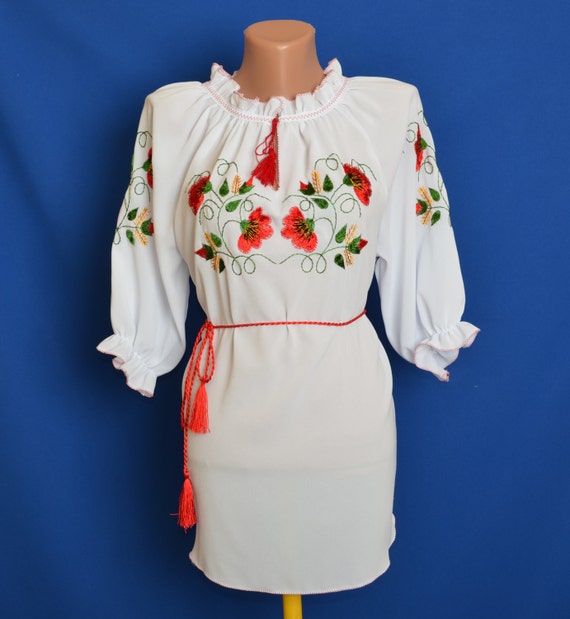 Ukrainian Hand Embroidered Womens Blouse by StoreOfEmbroidery
