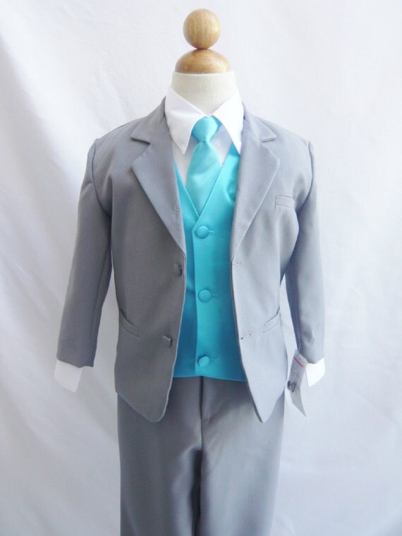 Costume Bébé Garçon Mariage - Ensemble Coton Élégant Avec Gilet Et Nœud Papillon | Taille 12M-5Ans