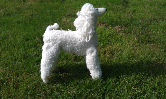Knitted White Poodle
