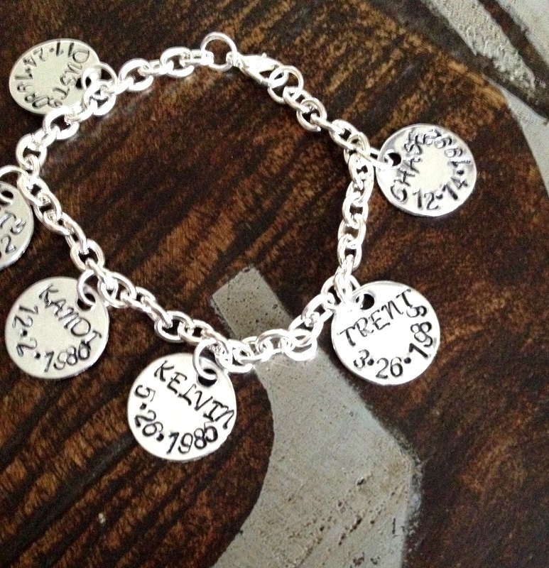 Mother Charm Bracelet Grandma Charm Bracelet Grandchildren