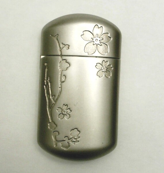 Vintage Metal Cigarette Disposal Container Portable Personal