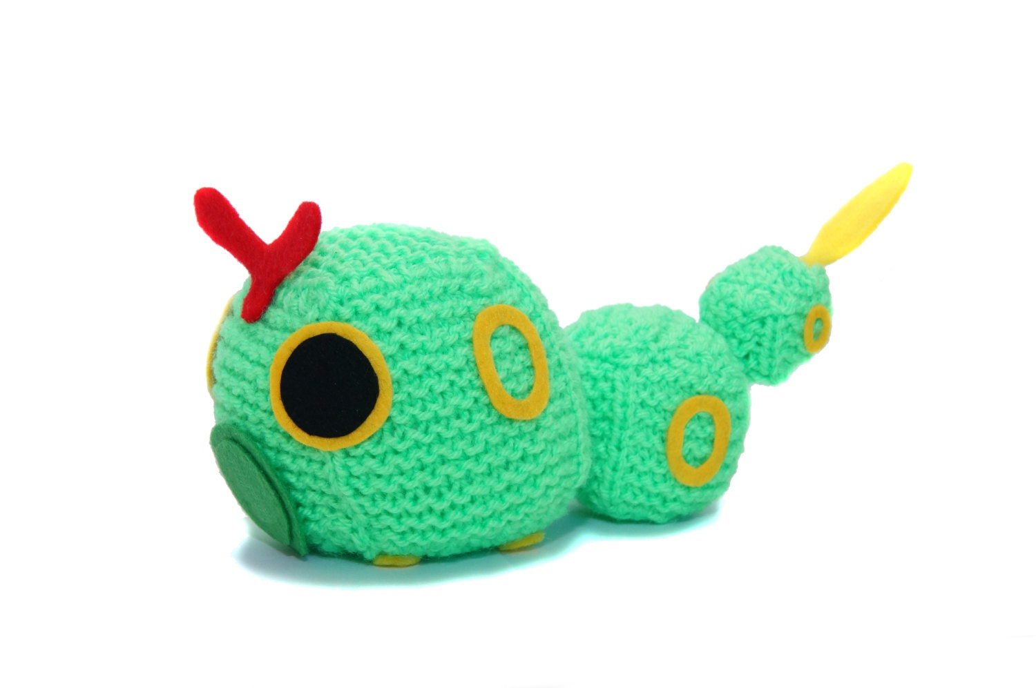 shiny caterpie plush