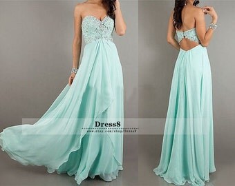 A-line Sweetheart Floor Length Prom Cocktail Bridesmaid Evening Dress ...
