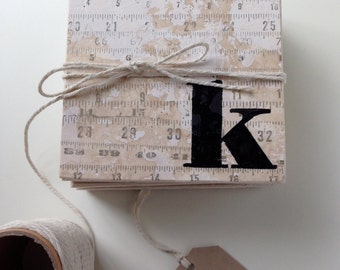 Farmhouse Coasters, DIY Gift, Yardstick Ruler Coasters, Industrial Coasters, Sewing Gift