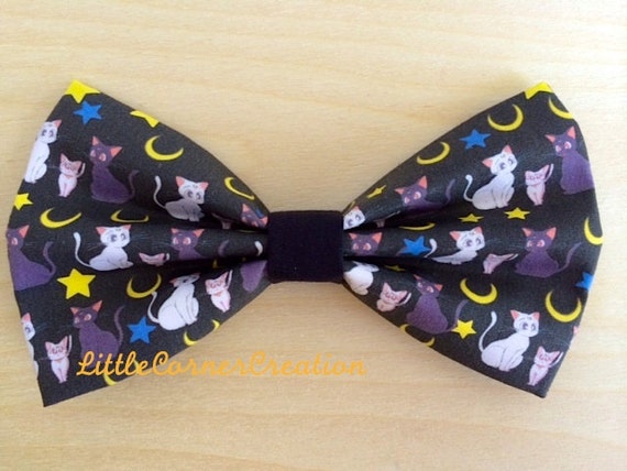 Sailor Moon Hair Bow Luna And Artemis BowSailor Moon Bow