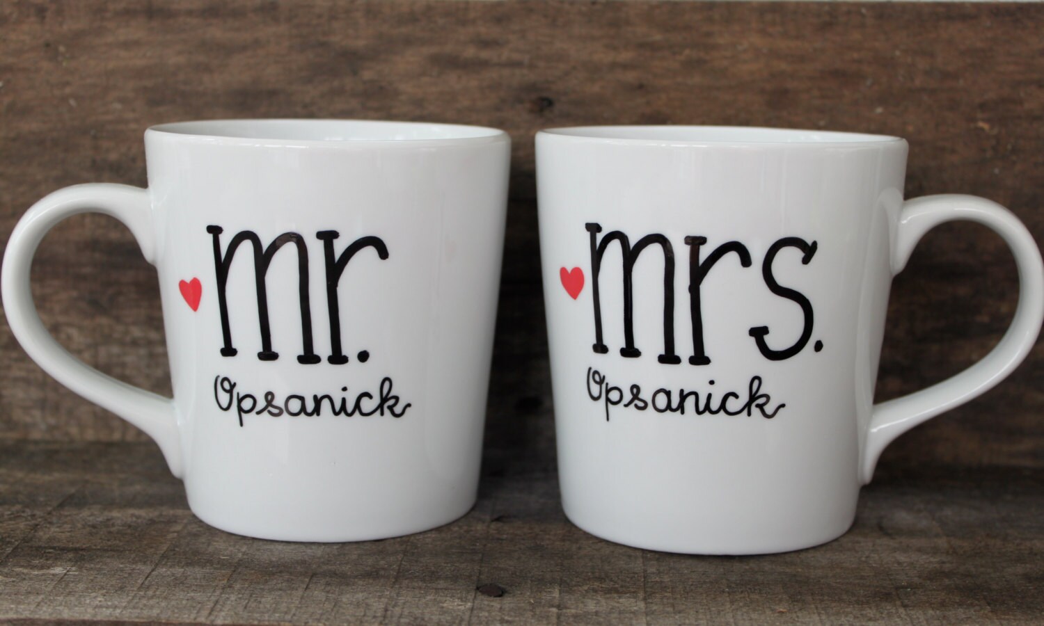 Mr And Mrs Mug Setpersonalized Coffee By Morningsunshineshop 6557