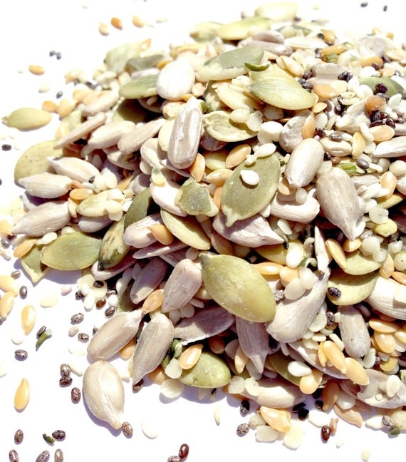 Six Seed Super Blend Pumpkin Sunflower Flax Chia by EatSeed