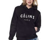 celine paris cropped sweatshirt