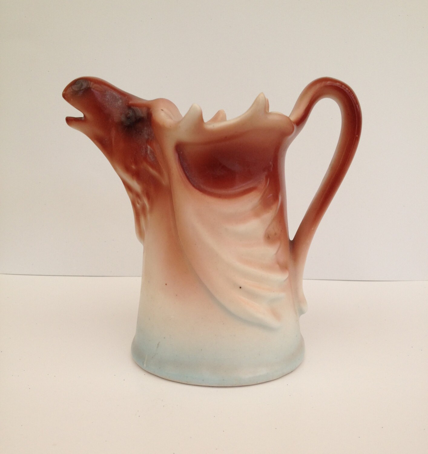 Items similar to Vintage Moose Creamer Small Pitcher Czechoslovakian 