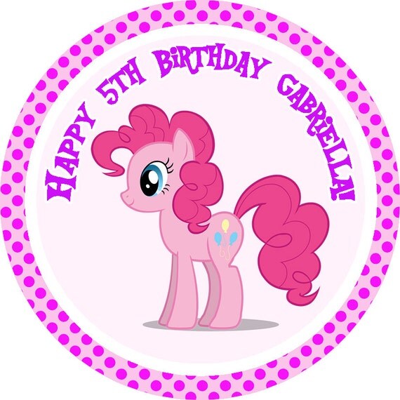 Items similar to My Little Pony Tags 2" circle Various Ponies **Digital ...
