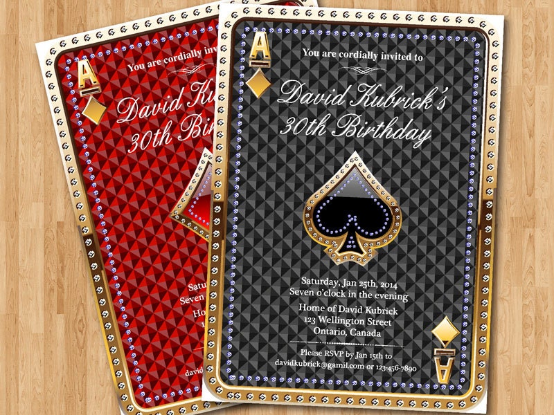 Playing Card Birthday Party Theme