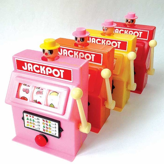 Vintage 1960s Squirt Jackpot Slot Machine Squ