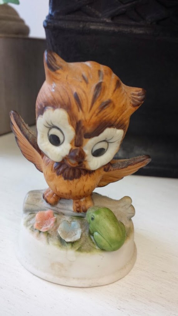 tiny owl figurine