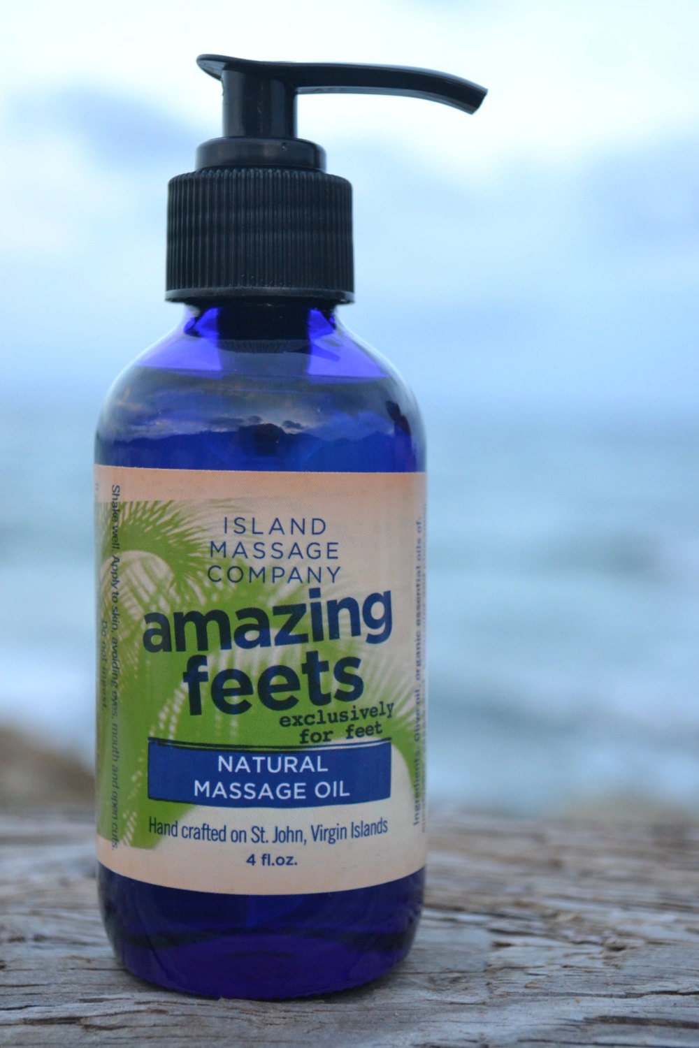 AMAZING FEETS 100 Natural & Organic Massage Oil for the Feet