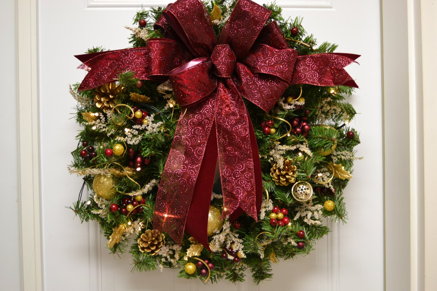 christmas wreath artificial pre lit led timered light christmas wreath artificial pre lit led timered light