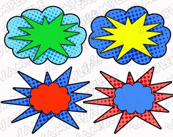 Superhero food labels or tags INSTANT DOWNLOAD UPrint customized card by greenmelonstudios