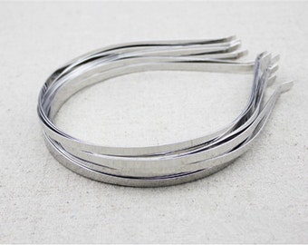 15pcs 4mm Stainless Steel Headbands