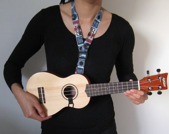 Ukulele Strap | Plain colours | Custom Made