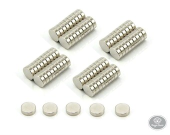 Set of 100 or 50 or 20 Rare Earth Magnets / Super Strong Magnets / Strongest N42 Grade Neodymium Magnets