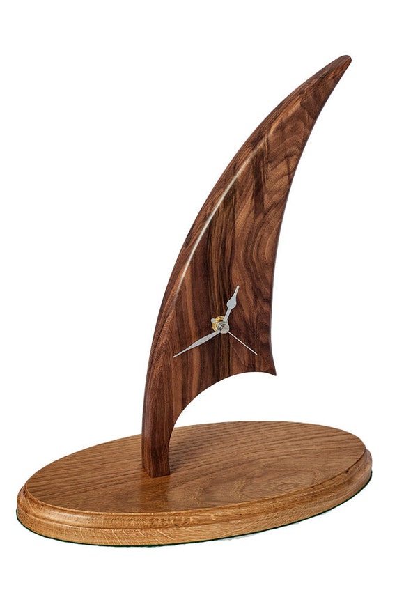 Desk Sailing Clock Sailing Clock Nautical Themed by CarraroeCrafts