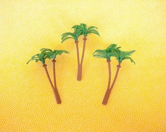 12 Tropical Palm Tree Cupcake Picks