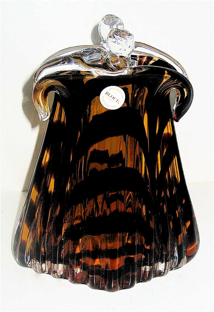 blown glass tiger
