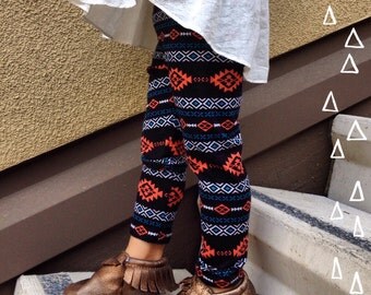 Blue Tribal Aztec Eagles Men's Leggings