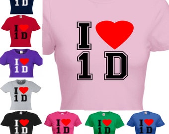 i heart 1d shirt