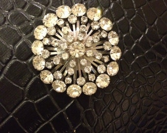 Vintage rhinestone brooch