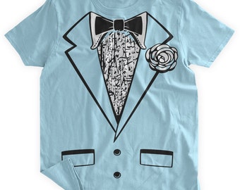 tuxedo tshirt wedding