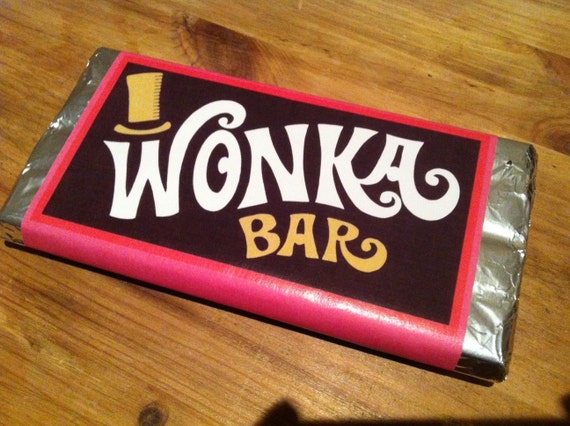 Willy Wonka and the Chocolate Factory Wonka Bar by SpaceAgeProps