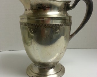 Vintage 1930's Lehman Brothers Silverplate Pitcher